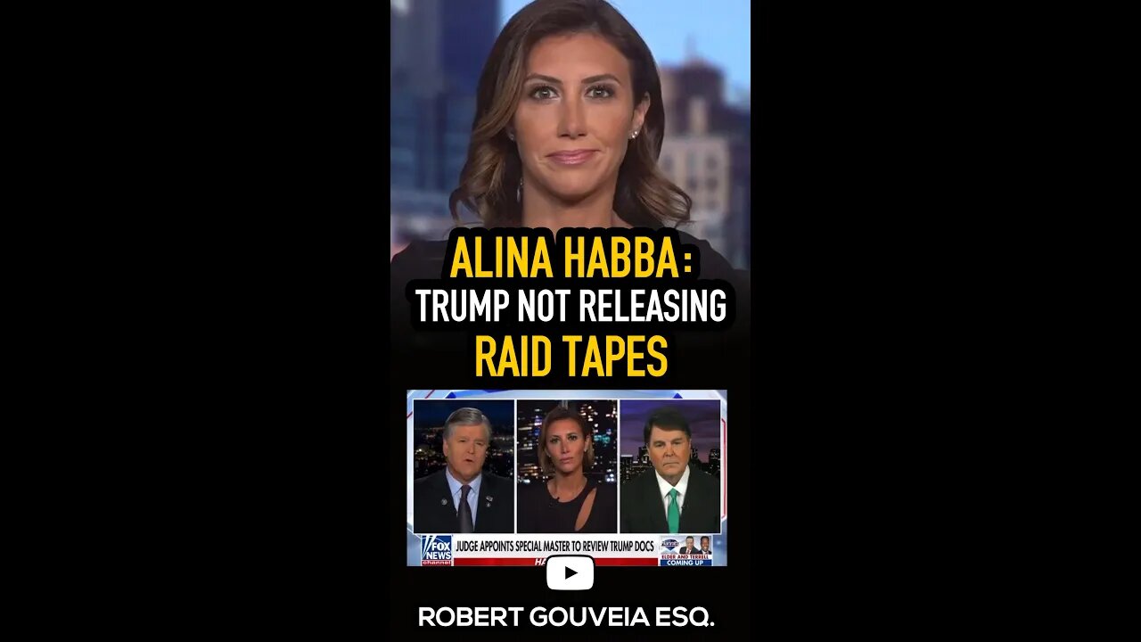 Alina Habba: Trump NOT Releasing Raid Videos #shorts