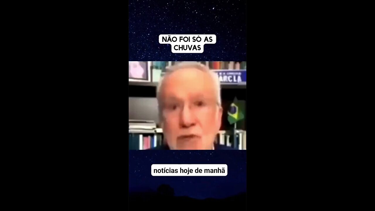 Não foi só a chuva.