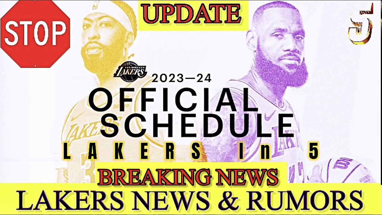 Lakers Full Schedule Released!