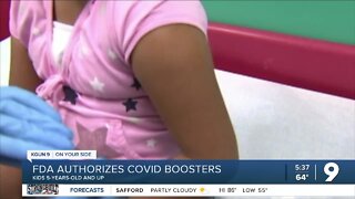 FDA authorizes COVID boosters for 5-year-olds