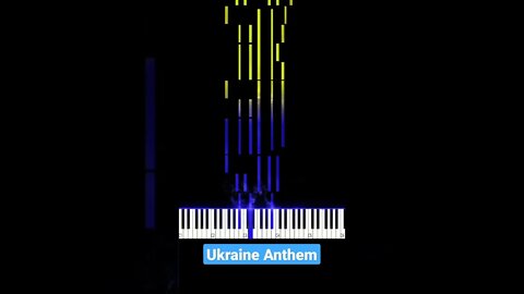 Ukraine Anthem Piano #shorts