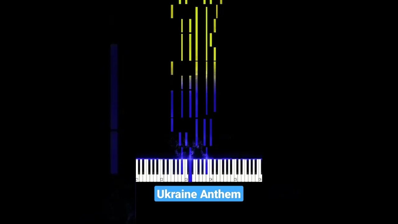 Ukraine Anthem Piano #shorts