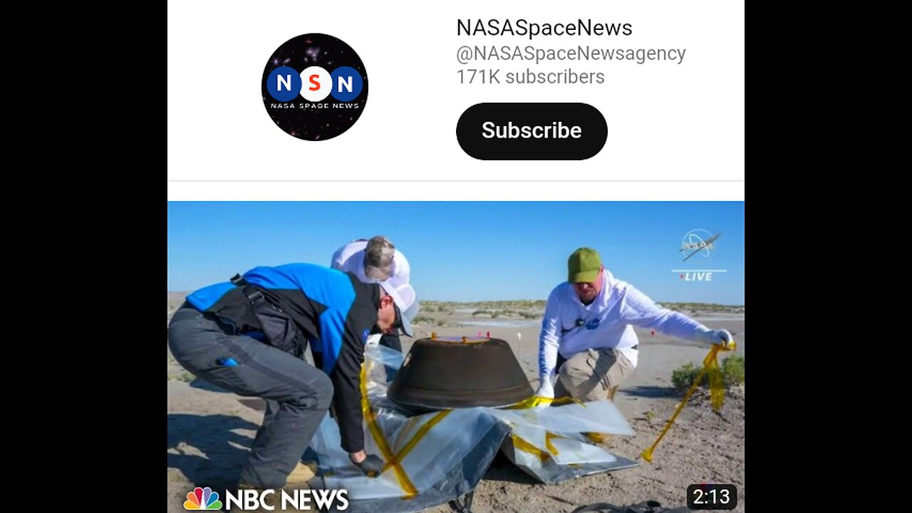 Nasa news reports