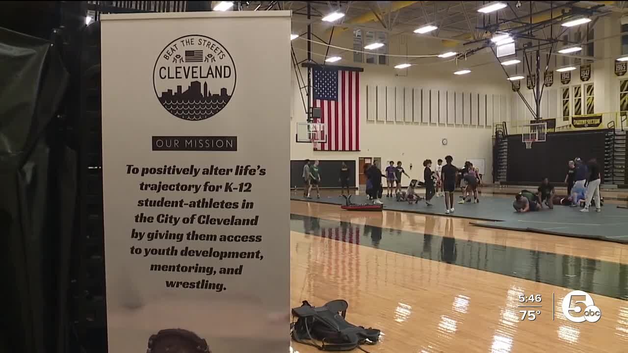 Beat the Streets Cleveland chapter uses the art of wrestling as a tool to help teach kids life lessons
