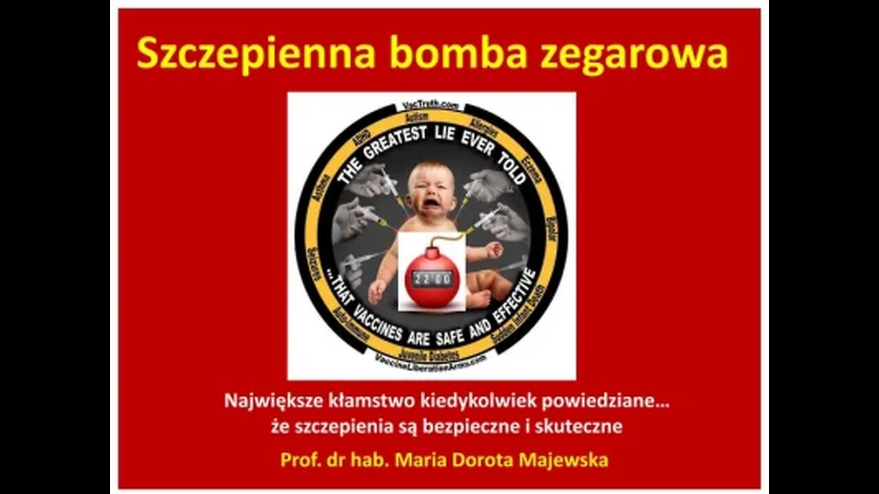 Szczepienna bomba zegarowa – prof. Maria Dorota Majewska – 26.08.2017