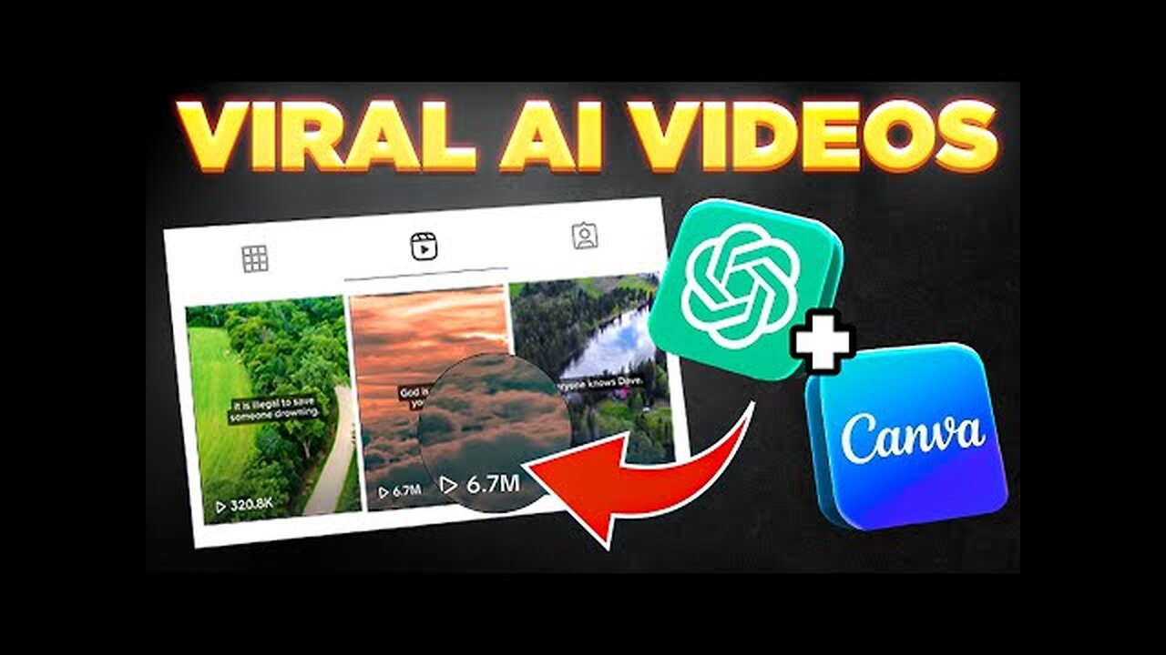 Bulk Create 1000 MONETIZABLE YouTube Shorts In 10 Min (ChatGPT + Canva)