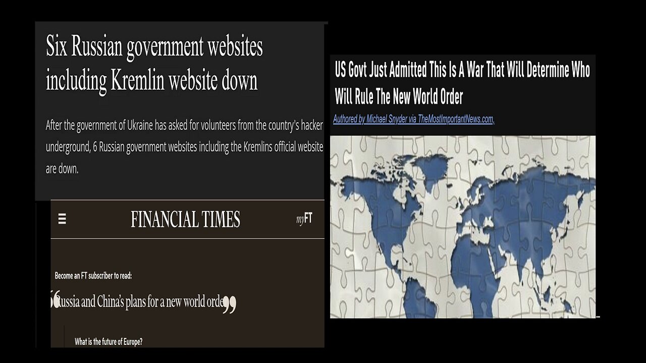 New World Order News Updates