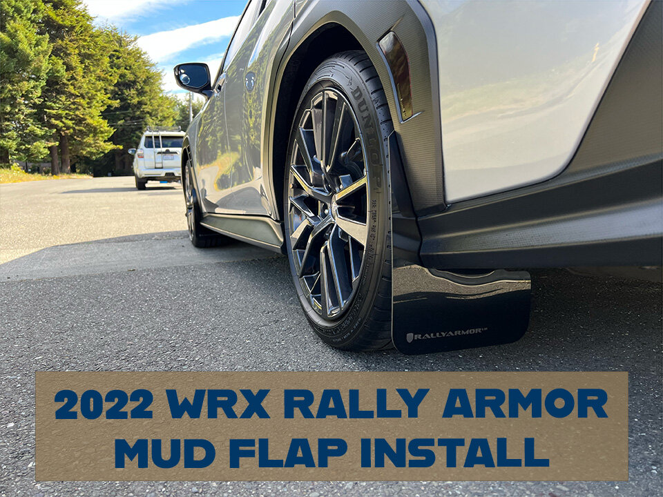 2022+ Subaru WRX Rally Armor Mudflap Install