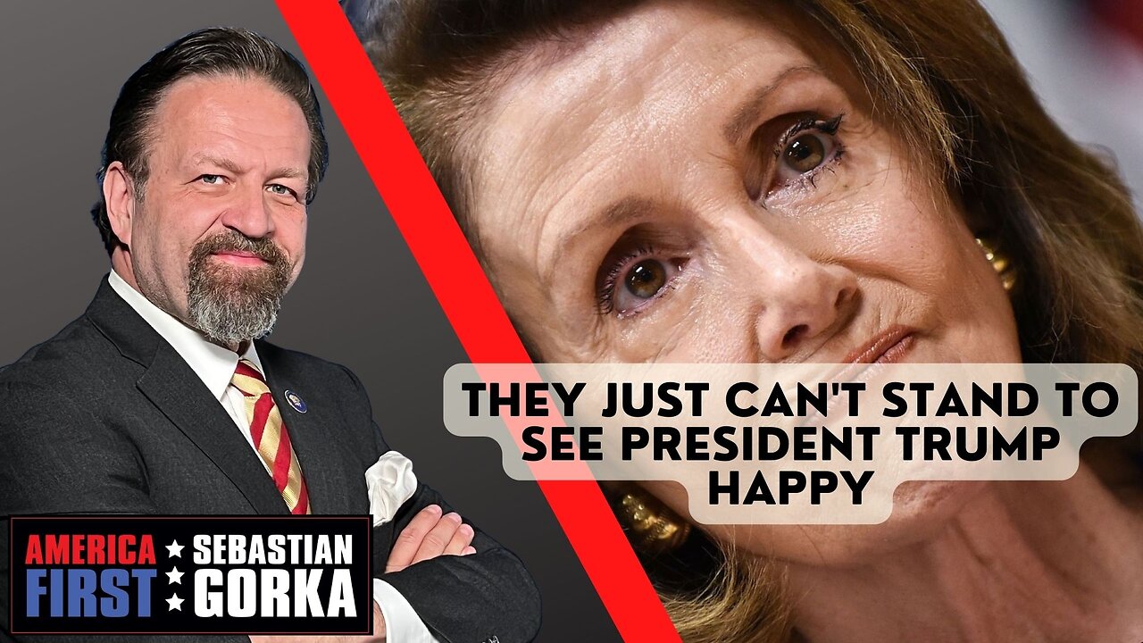 They just can't stand to see President Trump happy. Jennifer Horn with Dr. Gorka on AMERICA First