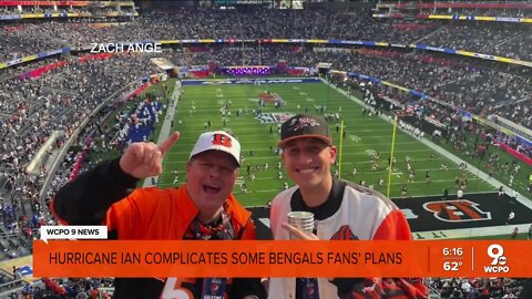 Bengals fans stuck in Florida, unable to attend Thiursday's game due to Hurricane Ian