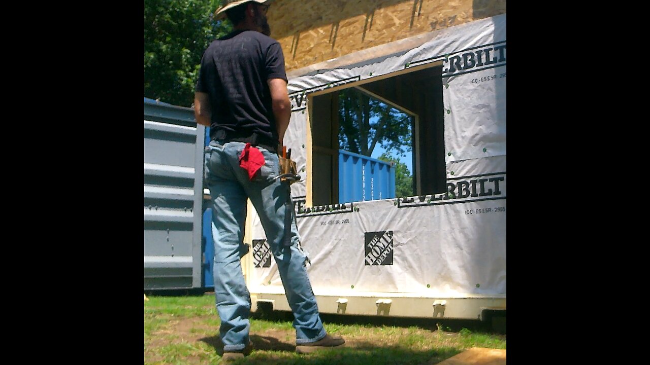 Window Install in Container Home - DIY