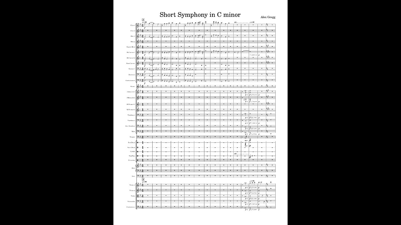 Short Symphony in C minor - Alex Gregg