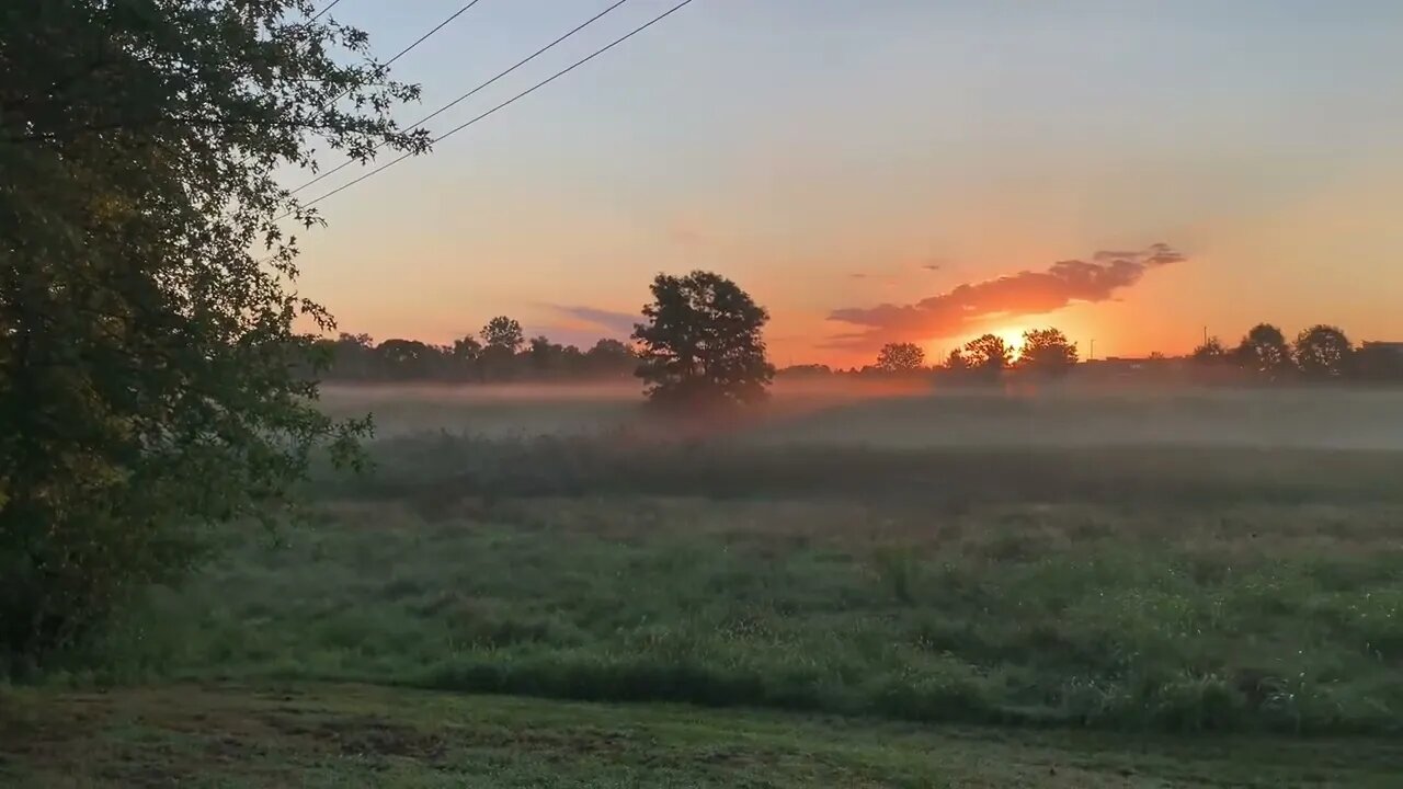 Sunrise from the Madison County Trail (MCT) #mct #bike #shorts #goodmorning