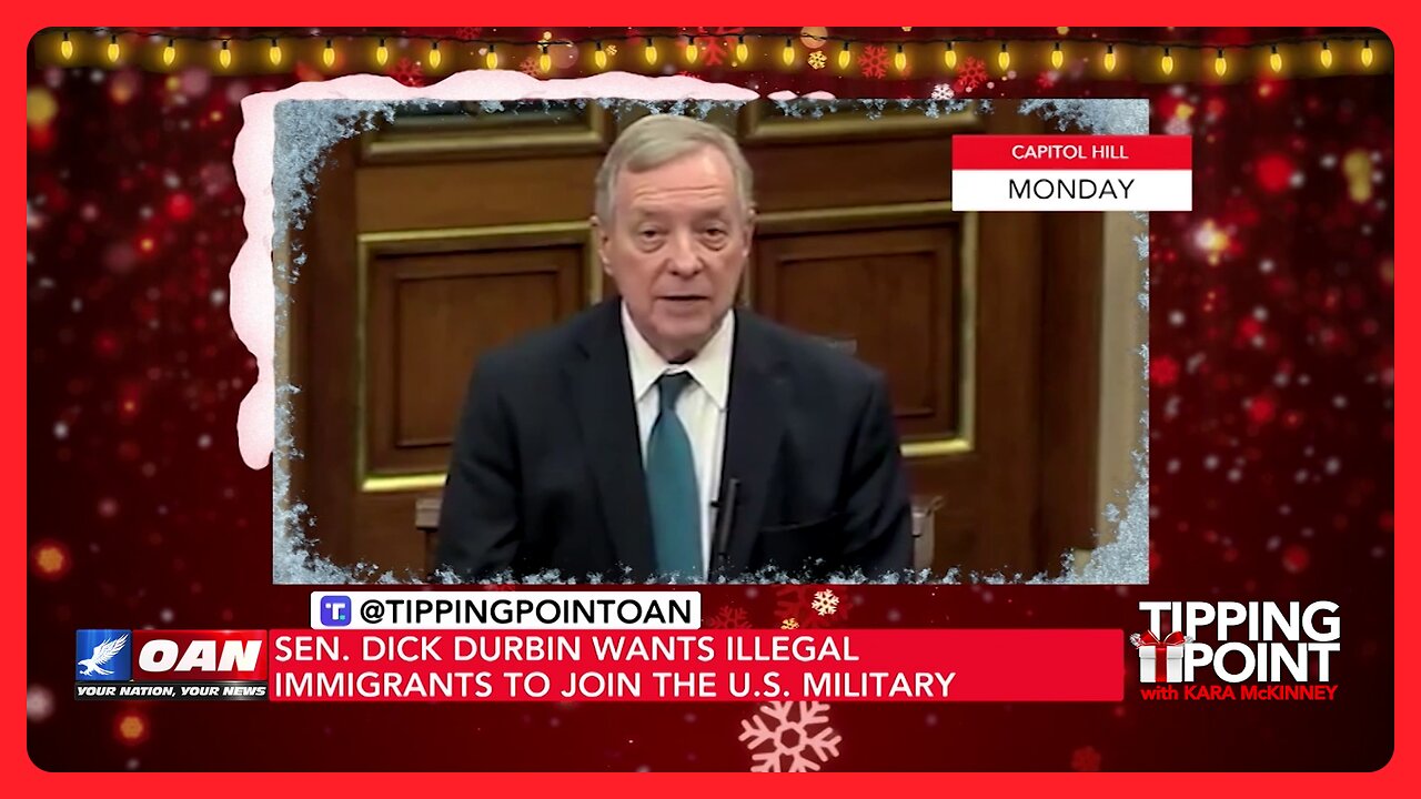 Durbin Protects Epstein Flight Logs & Wants to Fill Military with Illegal Aliens | TIPPING POINT 🎁