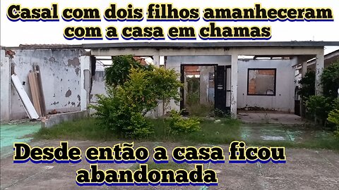 casal com 2 filhos amanhecem com a casa em chamas e escapam do incêndio apenas com a roupa do corpo