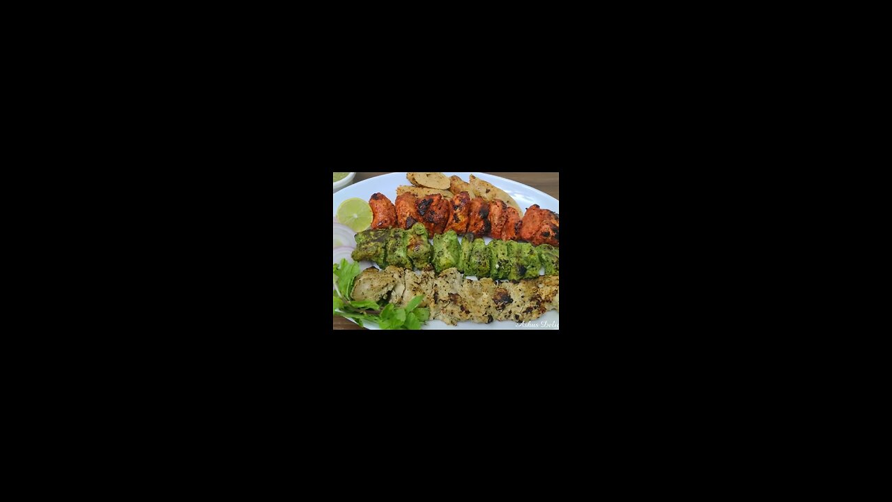 Mutton kabab and delicious chicken tikka BBQ
