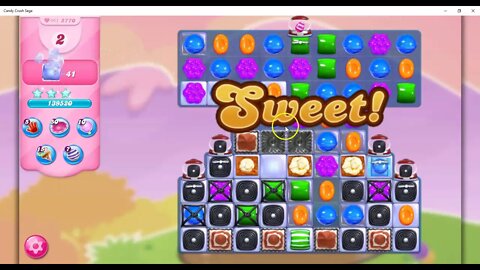 Candy Crush Level 5770 Talkthrough, 23 Moves 0 Boosters