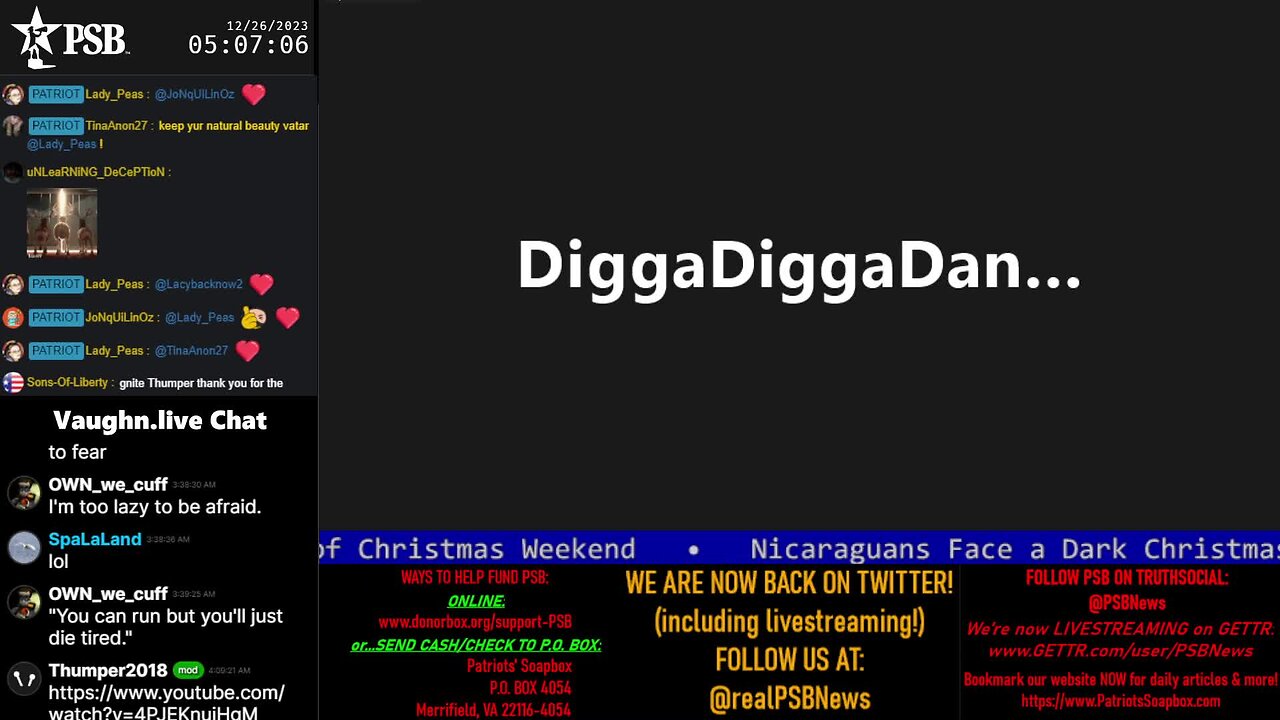 2023-12-26 05:00 EST - The DiggaDiggaDan Show