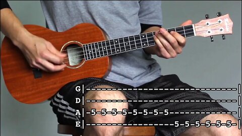 Bass on Ukulele Tab - Someday - The Strokes