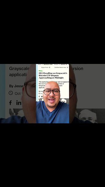 BITCOIN ETF FINAL DEADLINE FOR SEC - 13th OCTOBER!!!