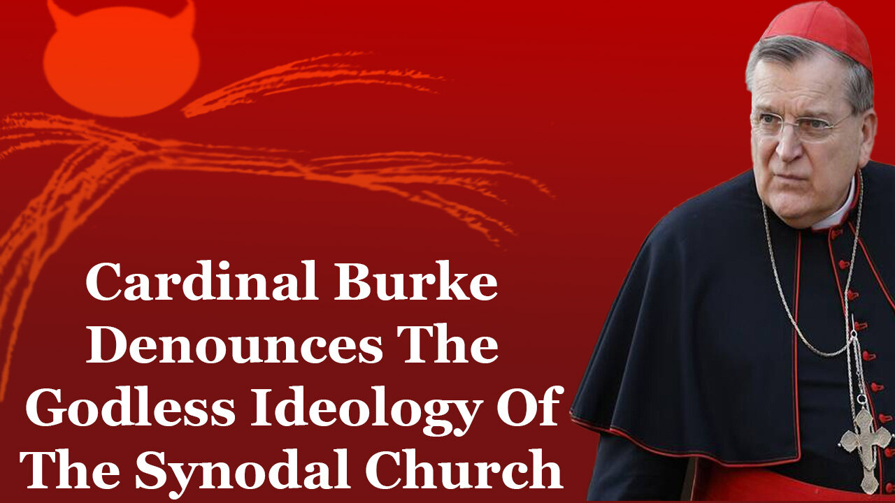 Cardinal Burke Denounces The Godless Ideology Of The Synodal Church