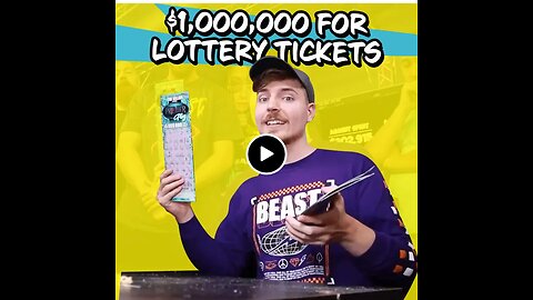 $1,000,000 on a lottery card!!! MUST WATCH