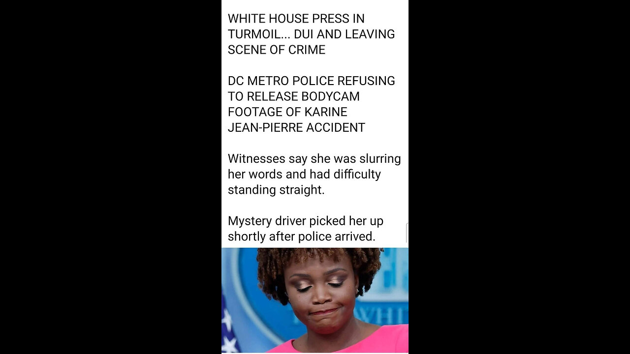 When the press is SICK OF karine jean pierre's S**T!!!