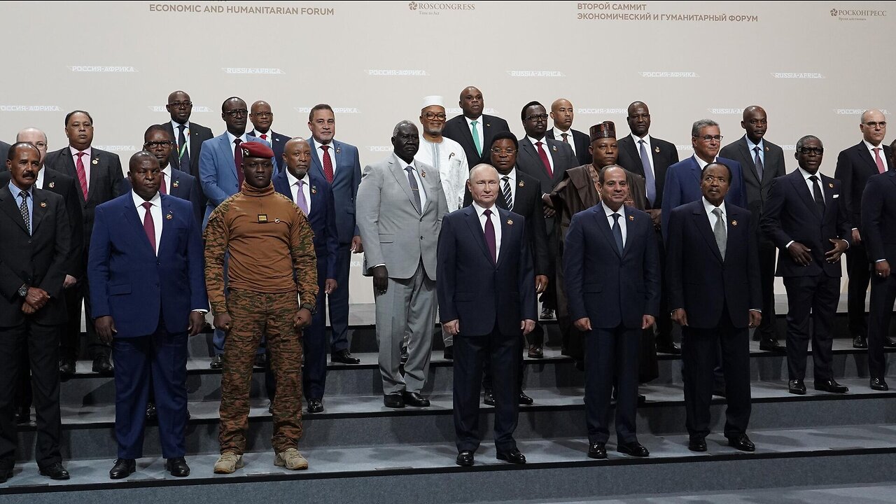 Los invitados a la cumbre Rusia-África de Nigeria cantaron el himno de Rusia