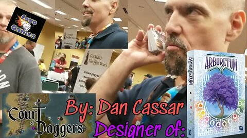 Court of Daggers Gameplay 1 with Designer of Arboretum Dan Cassar | Gen Con