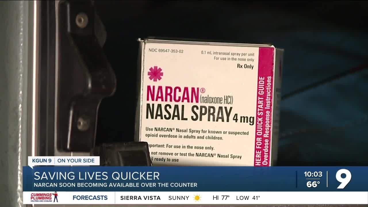 Opioid overdose reversal drug Narcan becoming over the counter soon