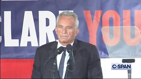 RFK Jr Leaves The Democrat Party, Runs As An Independent For President