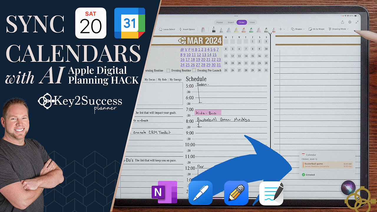 Digital Planner Hack: Use AI to Create Google and Apple Calendar Events