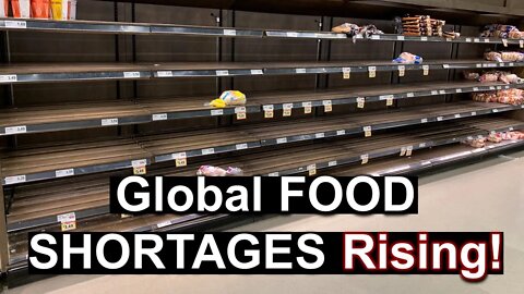 Global Food Shortages Rising!
