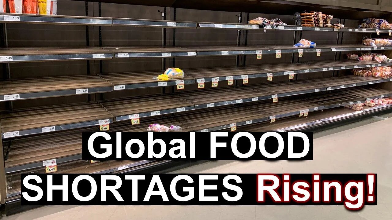 Global Food Shortages Rising!