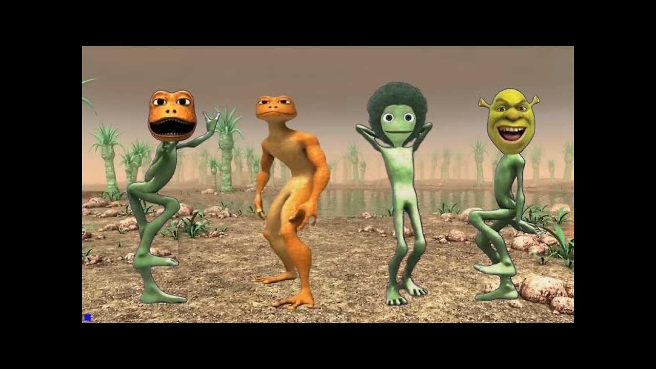 Patila Dance VS Dame tu cosita Vs Funny alien dance VS Green alien dance Vs Me Kemaste frog