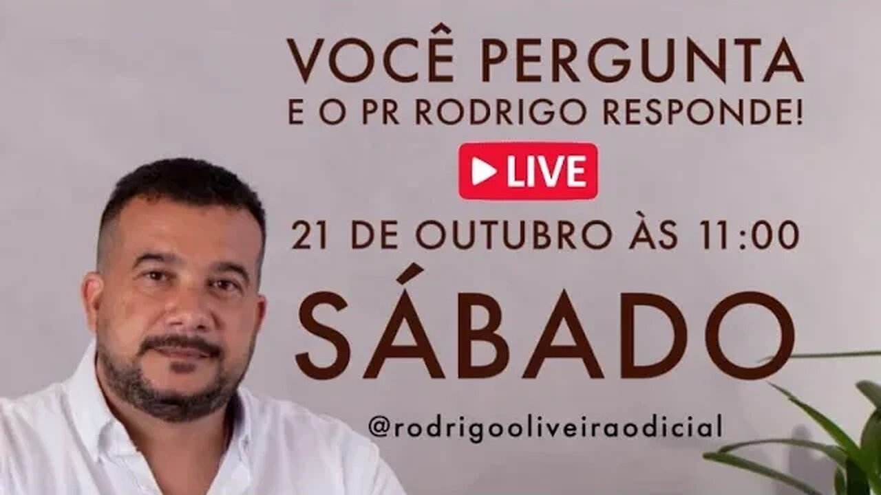 Pergunta que o Pastor Rodrigo Responde!