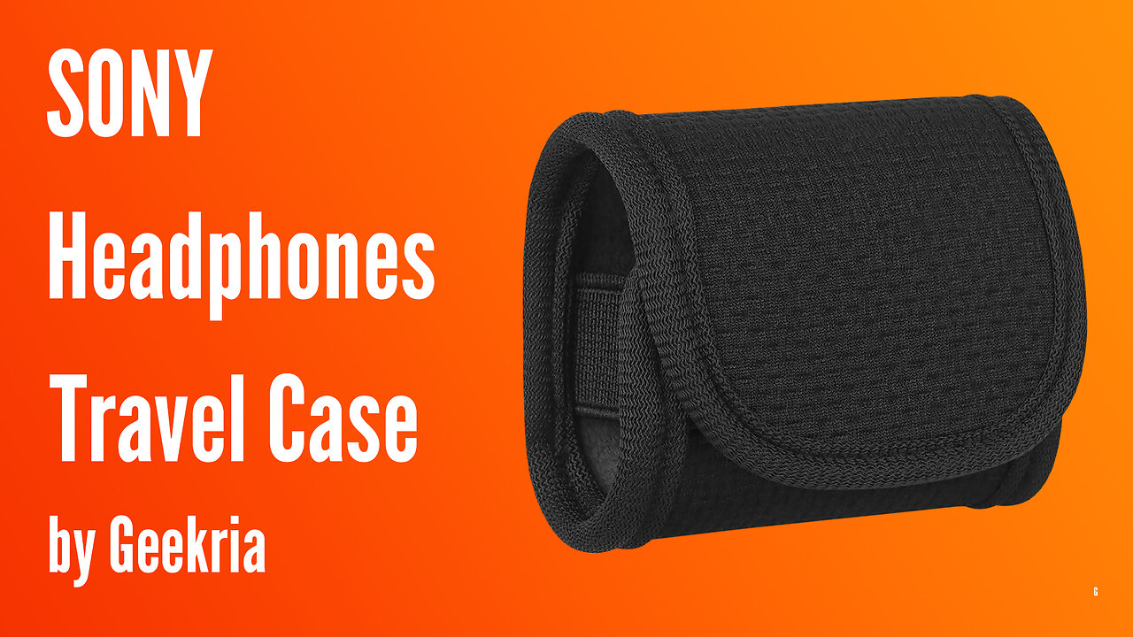 SONY On-Ear Headphones Travel Case, Soft Shell Headset Carrying Case | Geekria