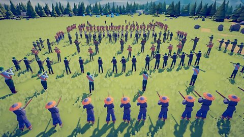 WAR ! Vietnam Army VS USA WW2 Army. Totally Accurate Battle Simulator TABS MOD