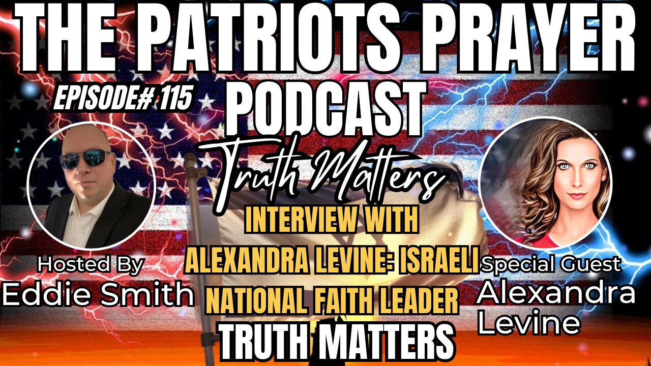 Episode 115: Interview With Alexandra Levine Israeli Nation Faith Leader Pt 1