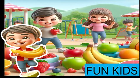 Kids Fun Time | Cartoons | KidsVid | Fruit Fun Kids