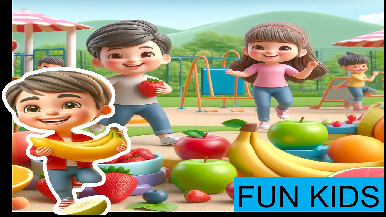 Kids Fun Time | Cartoons | KidsVid | Fruit Fun Kids