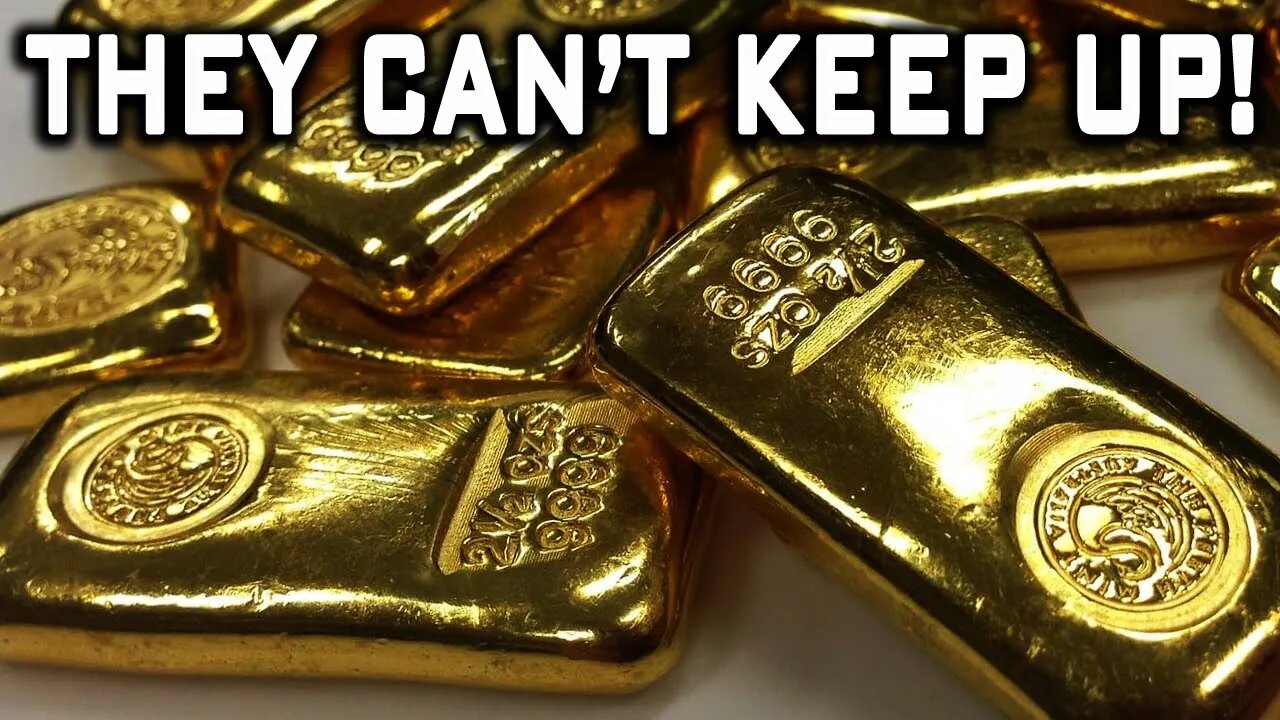 Mined Gold Supply STILL Not Meeting Demand