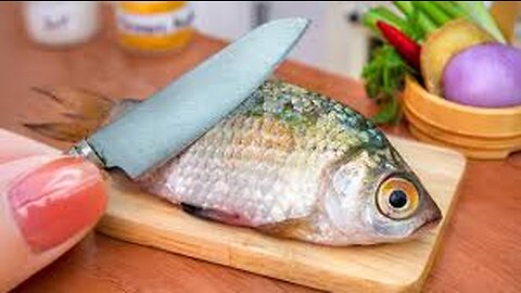 Amazing_Miniature_Fish_Taco_Recipe_🌮_ASMR_Cooking_Tacos_at_Mini_Kitchen