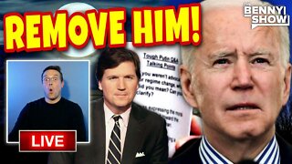 🚨 Tucker Demands Biden To Be REMOVED From Office As Joe's Secret FLASH CARDS Leak in WH Nightmare