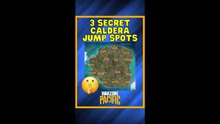 3 SECRET Caldera Jump Spots 🤫 | Warzone Shorts #shorts