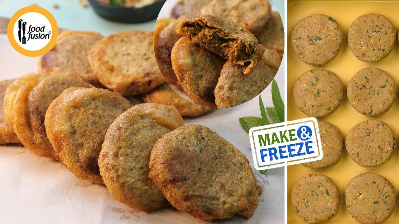 Bakery Style Rashaydaar Shami Kabab without Chouper make and freeze Recipe by Food Fussion.