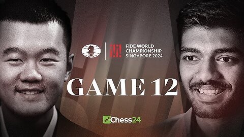ÉCHECS | 12ᵉ Partie du CHAMPIONNAT DU MONDE FIDE | Ding Liren vs Gukesh Dommaraju [Flokossama]