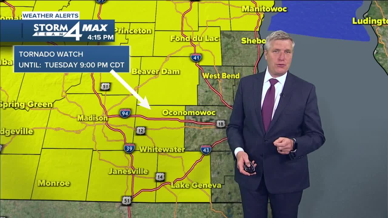 Tornado Watch issued for parts of southeast Wisconsin