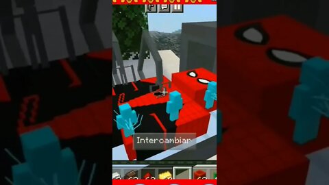 SPIDER MAN NO MINECRAFT 😱😱😱😱😱😱😱😱😱😱😱#shorts #spiderman #viral #minecraft