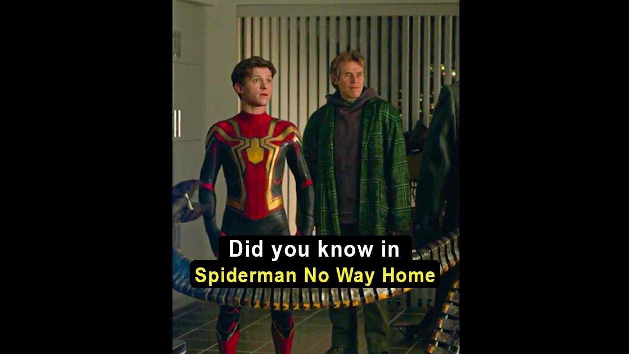 Did you know in Spider-Man No Way Home...